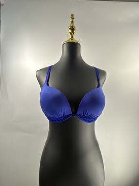 Victoria's Secret Push-Up Bra 36C Royal Blue